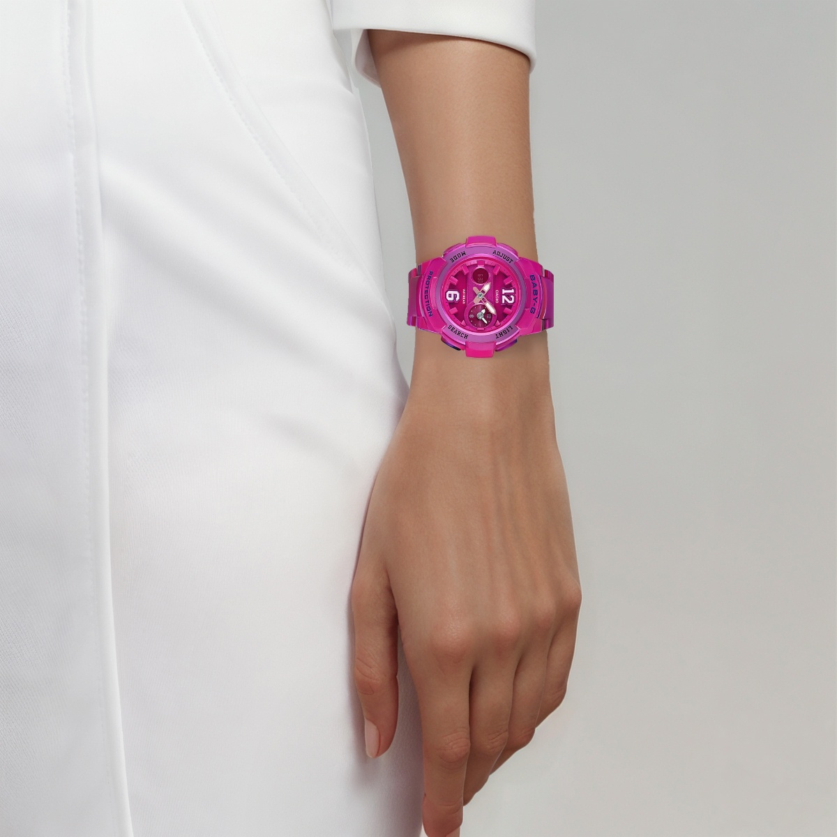 Женские часы Casio BABY-G (красные) — фото 4