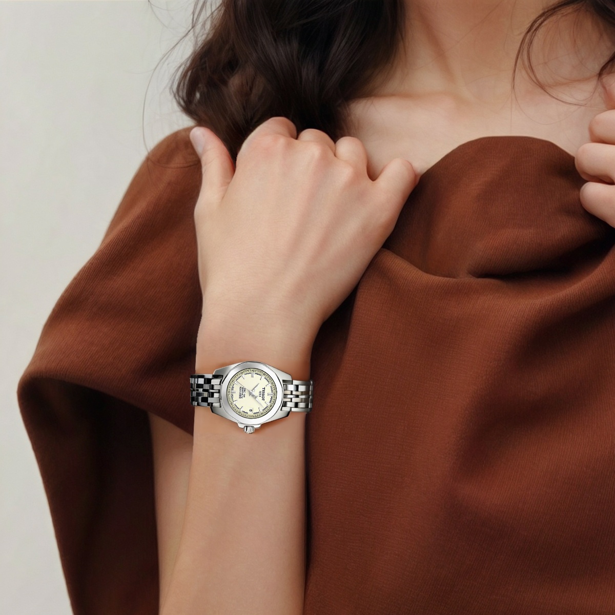 Женские часы TISSOT (белые) — фото 5