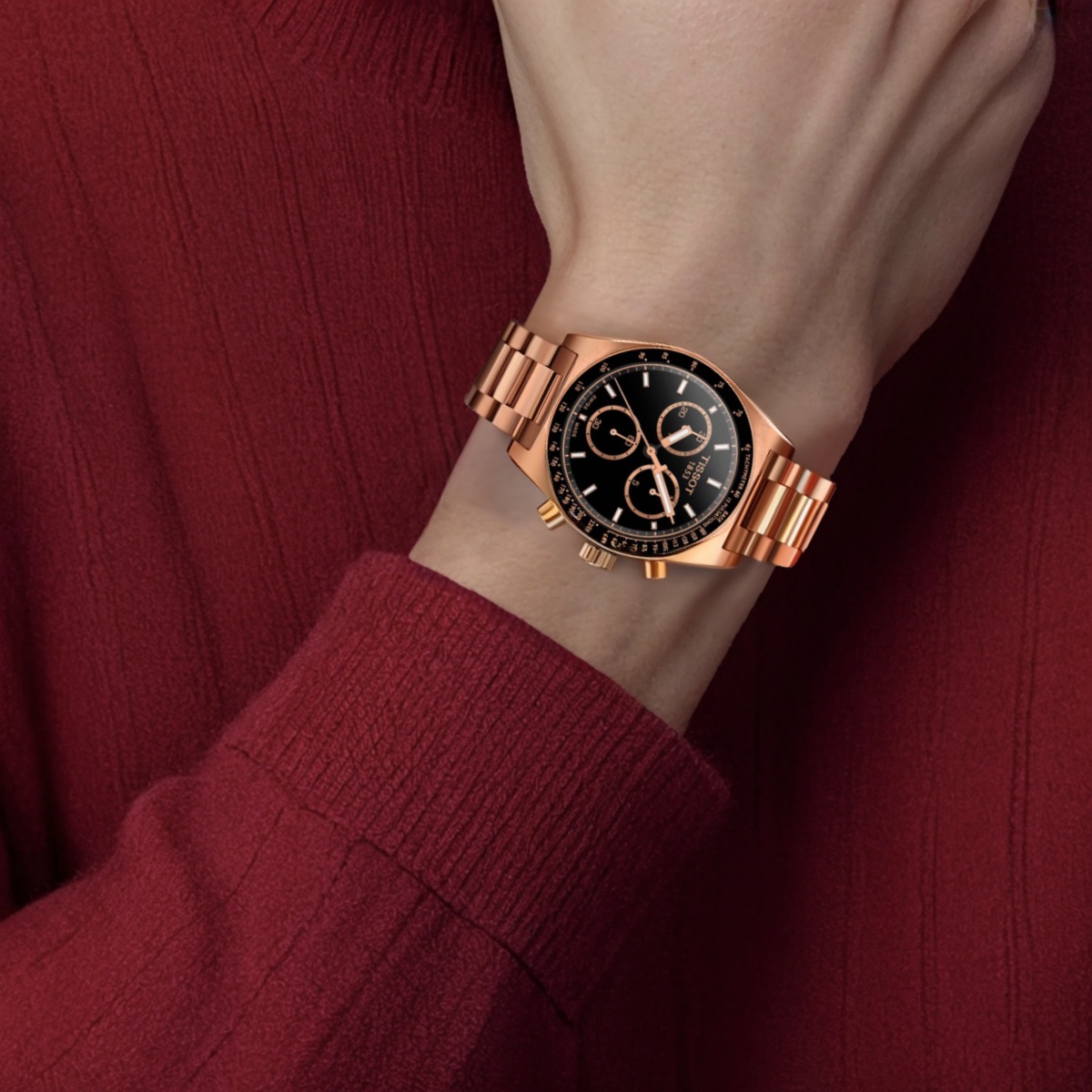 Мужские часы TISSOT (черные) — фото 5