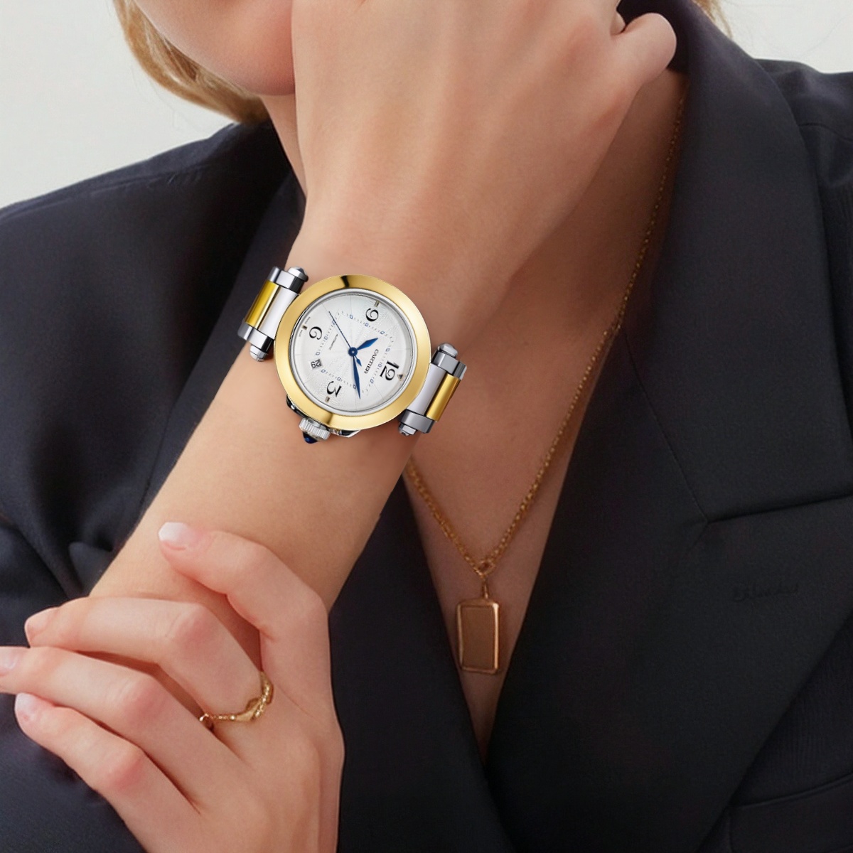 Женские часы Cartier (белые) — фото 5