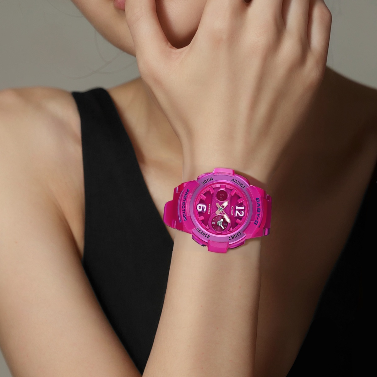 Женские часы Casio BABY-G (красные) — фото 5