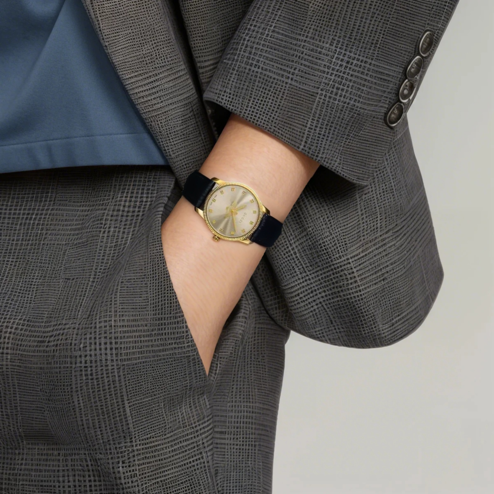 Часы Gucci G-Timeless (черный) — фото 4
