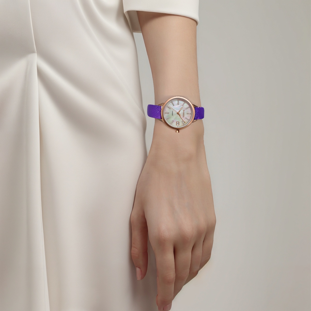 Женские часы Casio (белые) — фото 5