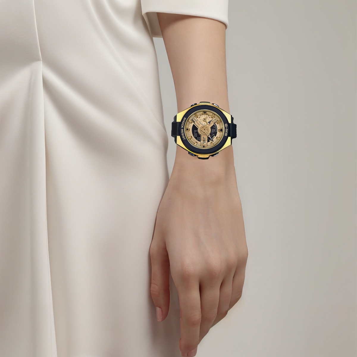 Женские часы Casio CASIOBABY-G (золотые) — фото 4