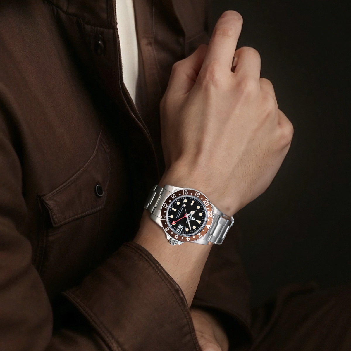 Мужские часы A BATHING APE SS23 CLASSIC TYPE 2 BAPEX (черный циферблат) — фото 3