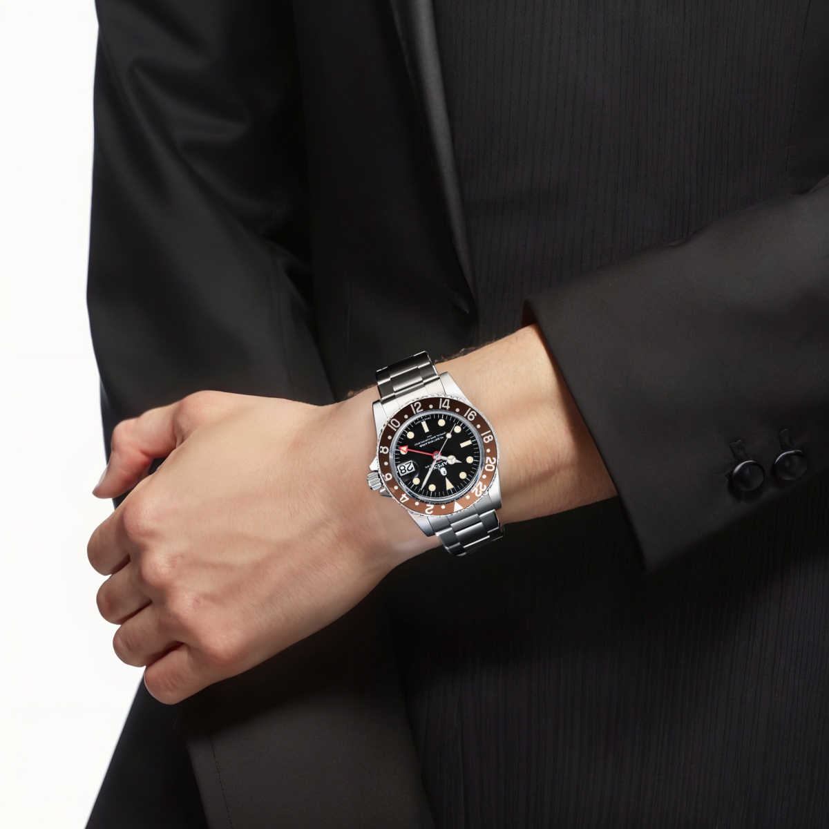 Мужские часы A BATHING APE SS23 CLASSIC TYPE 2 BAPEX (черный циферблат) — фото 4