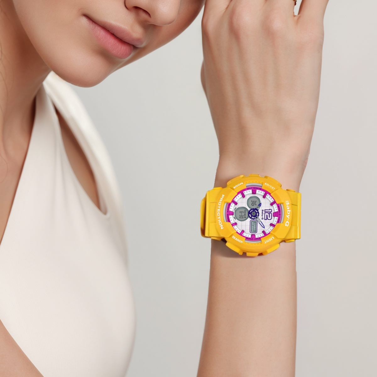 Женские часы Casio BABY-G (белые) — фото 3