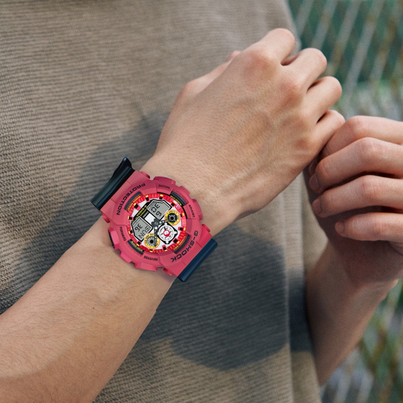 Мужские часы CASIO G-Shock (красные) — фото 3
