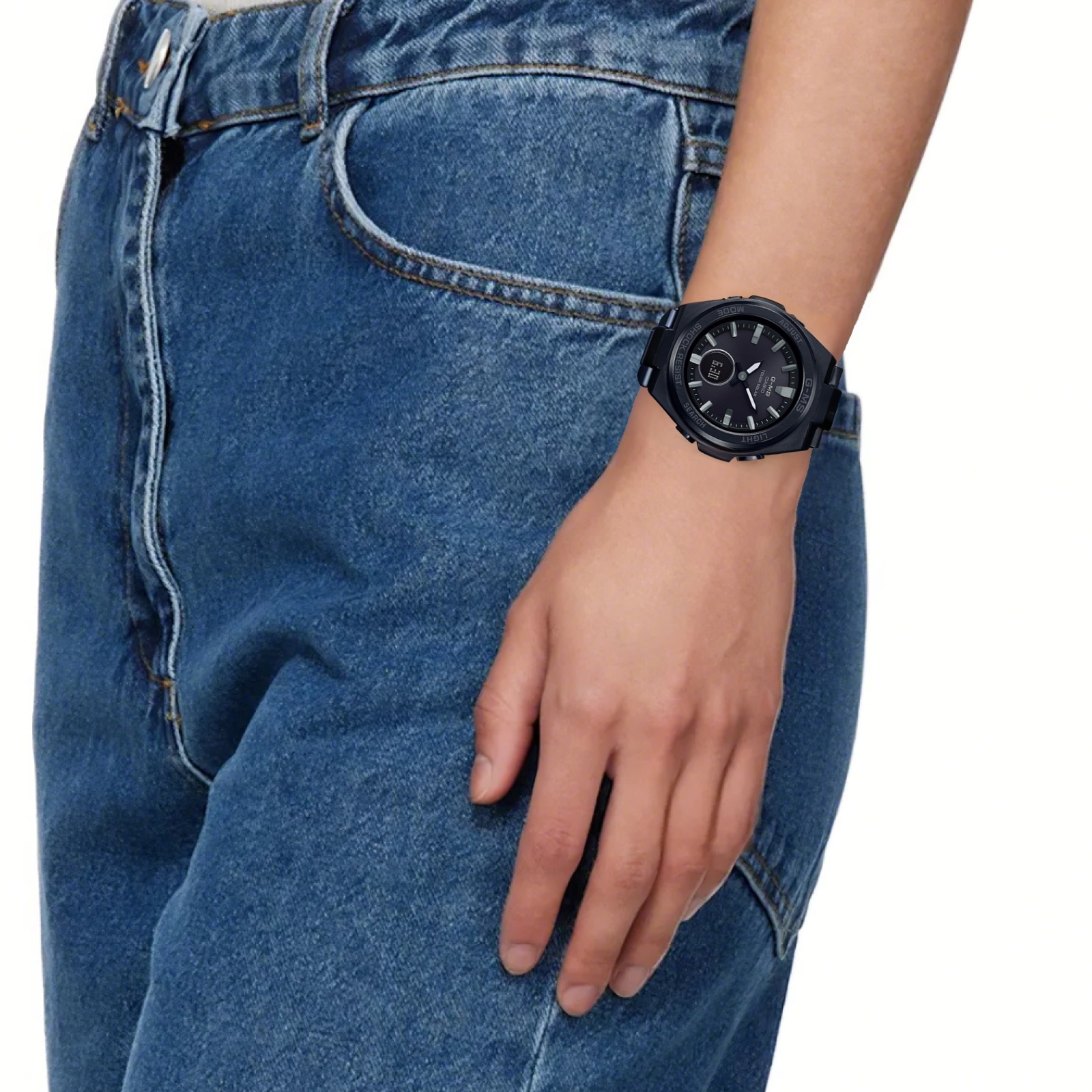 Женские часы Casio BABY-G (черные) — фото 3