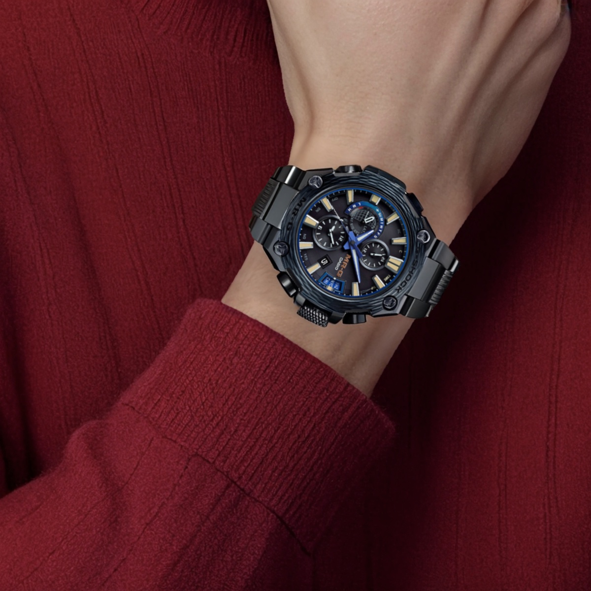 Мужские часы Casio MR-G (черный) — фото 5