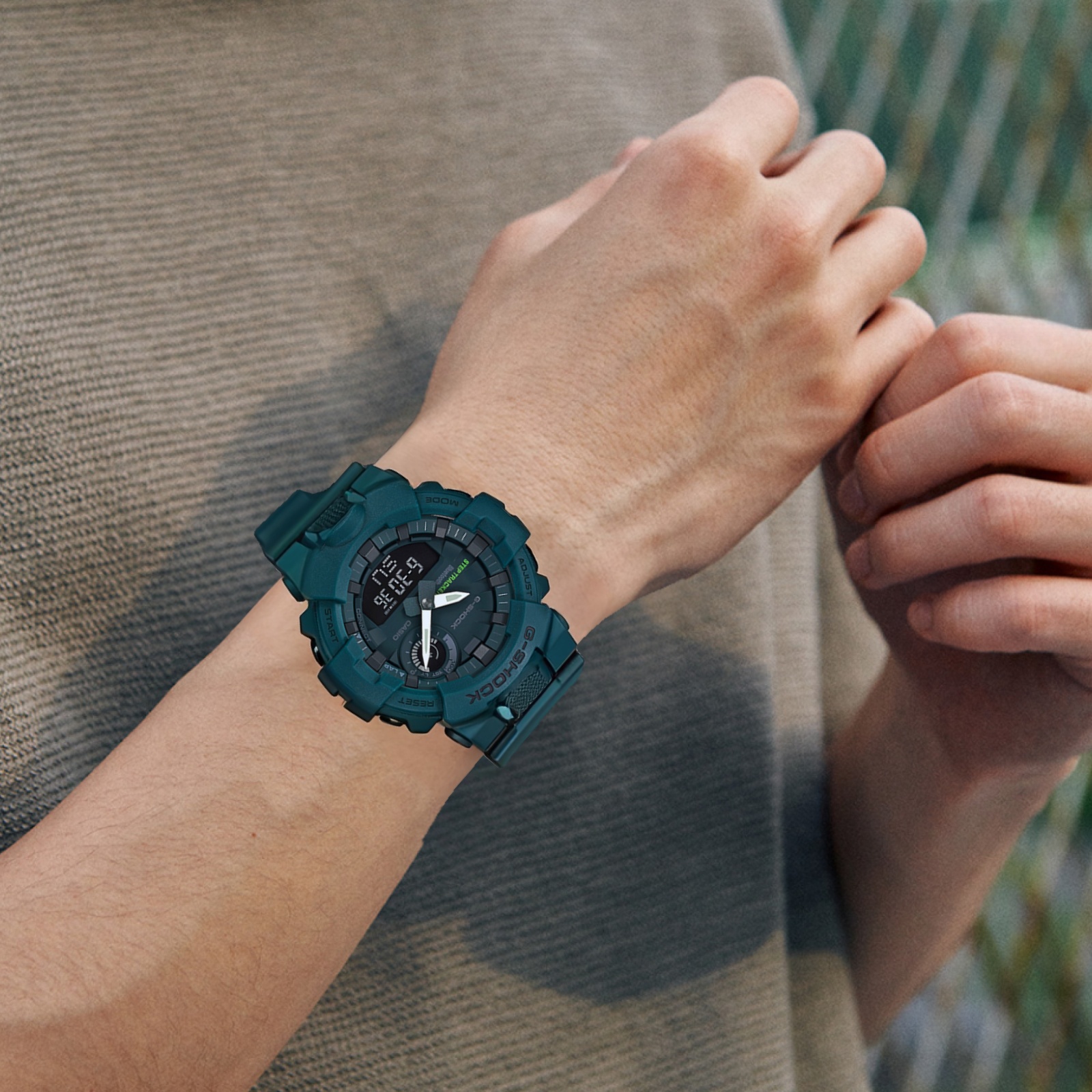 Мужские часы Casio G-Shock (зеленый) — фото 4
