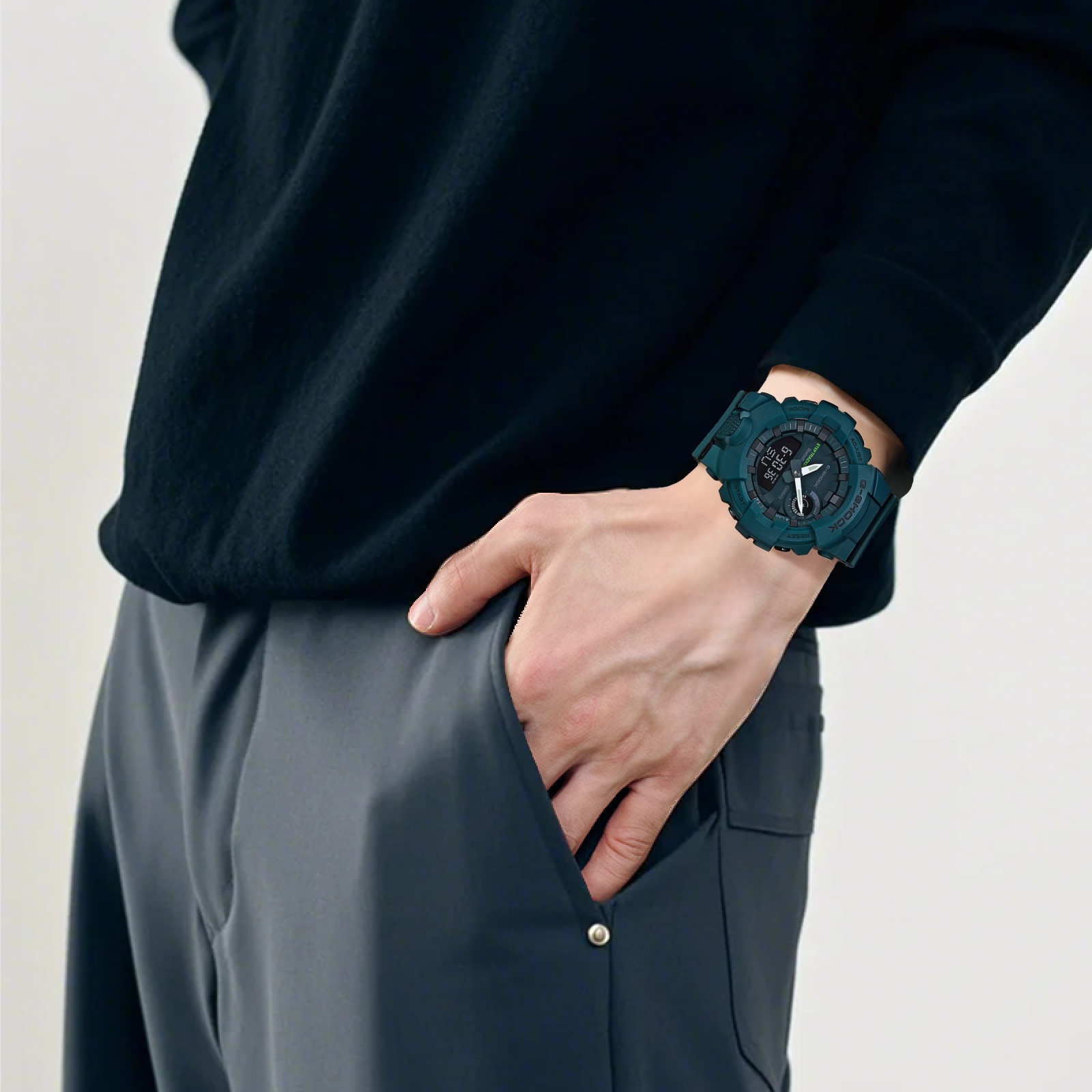 Мужские часы Casio G-Shock (зеленый) — фото 5