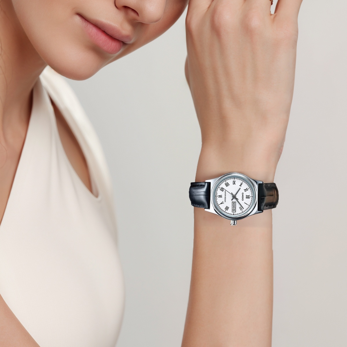 Женские часы Casio (белые) — фото 5