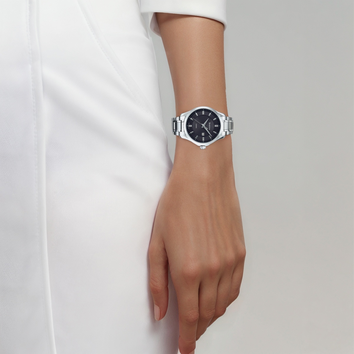Женские часы Casio SHEEN (черные) — фото 4