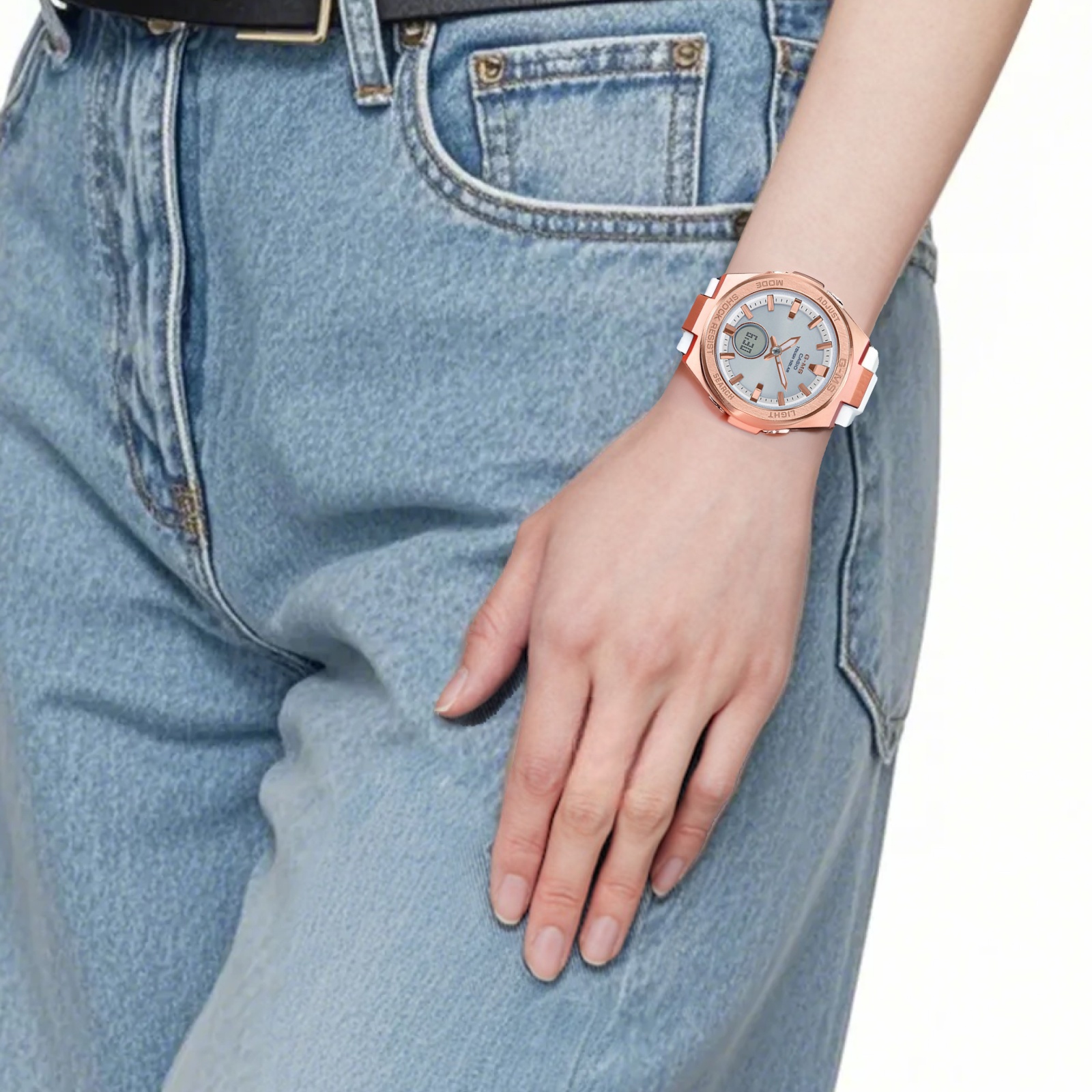 Женские часы Casio BABY-G (серые) — фото 4