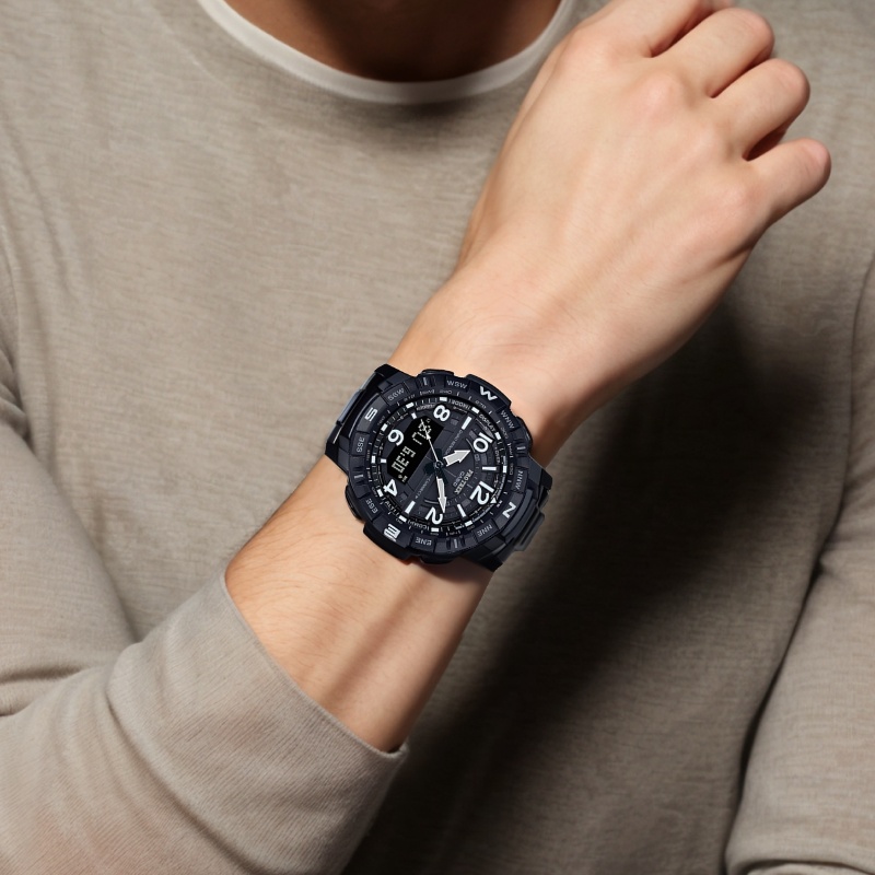 Мужские часы Casio PRO TREK (черный) — фото 5
