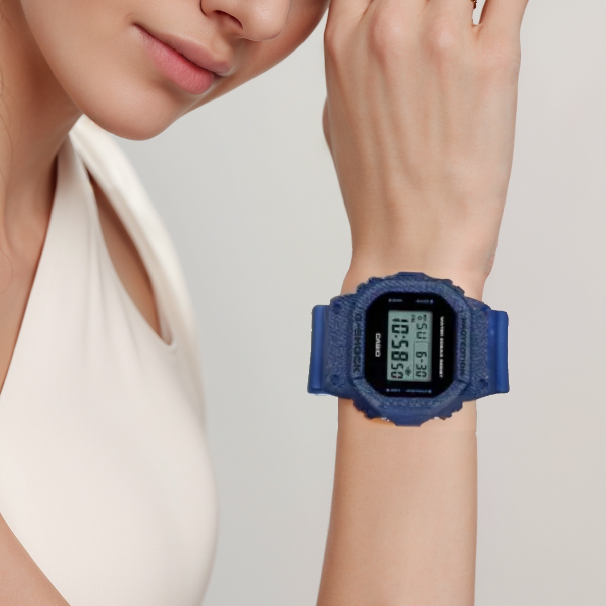 Женские очки Casio G-SHOCK (синие) — фото 4