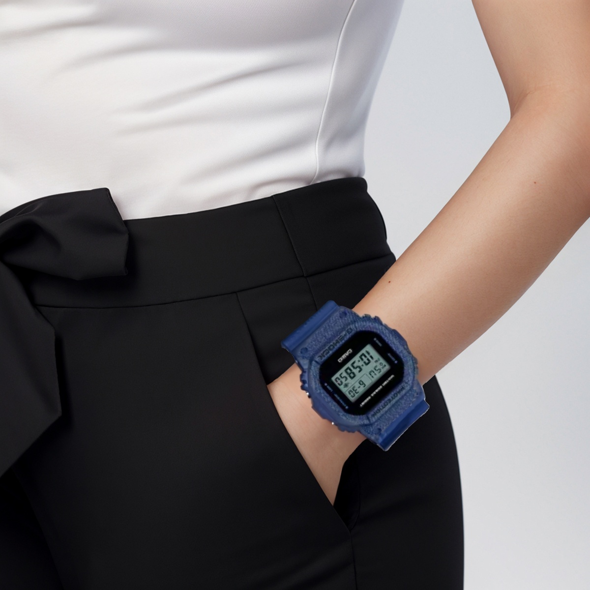 Женские очки Casio G-SHOCK (синие) — фото 5