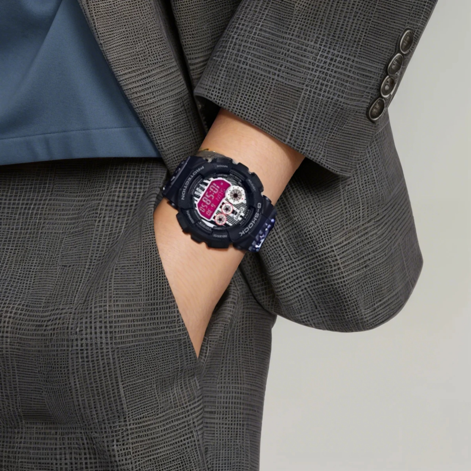 Мужские часы Casio G-SHOCK (розовые) — фото 4