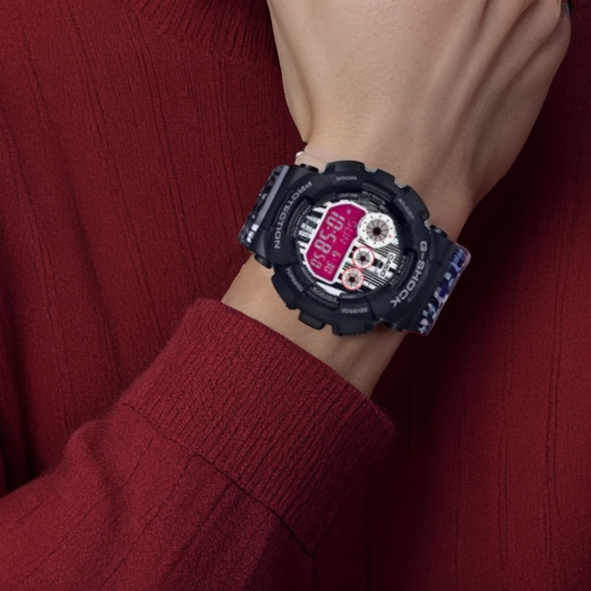 Мужские часы Casio G-SHOCK (розовые) — фото 5