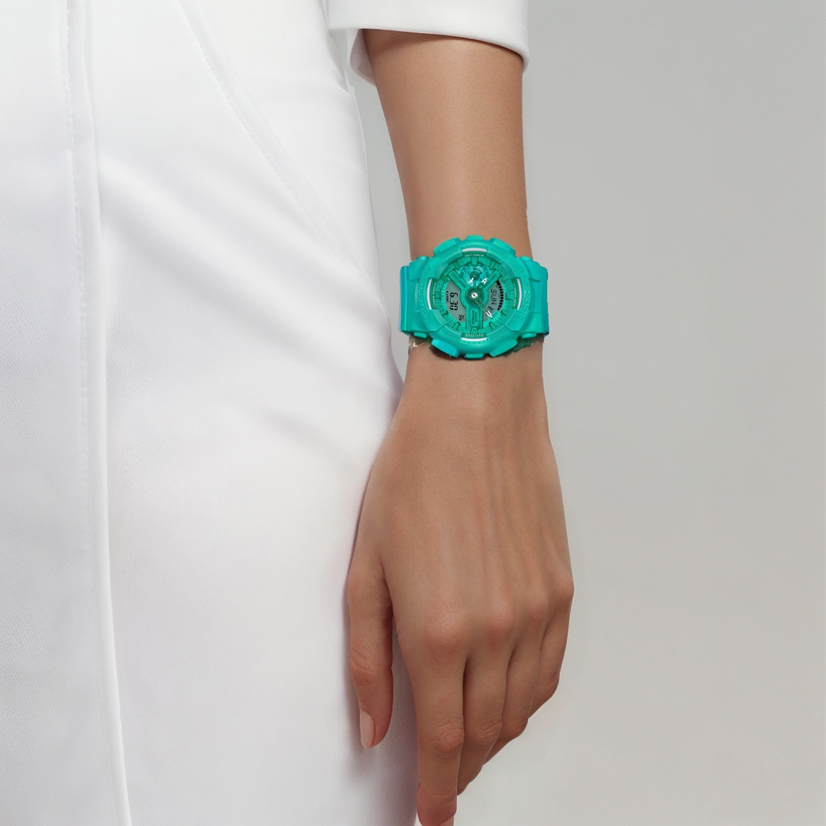 Женские часы Casio (зеленые) — фото 3