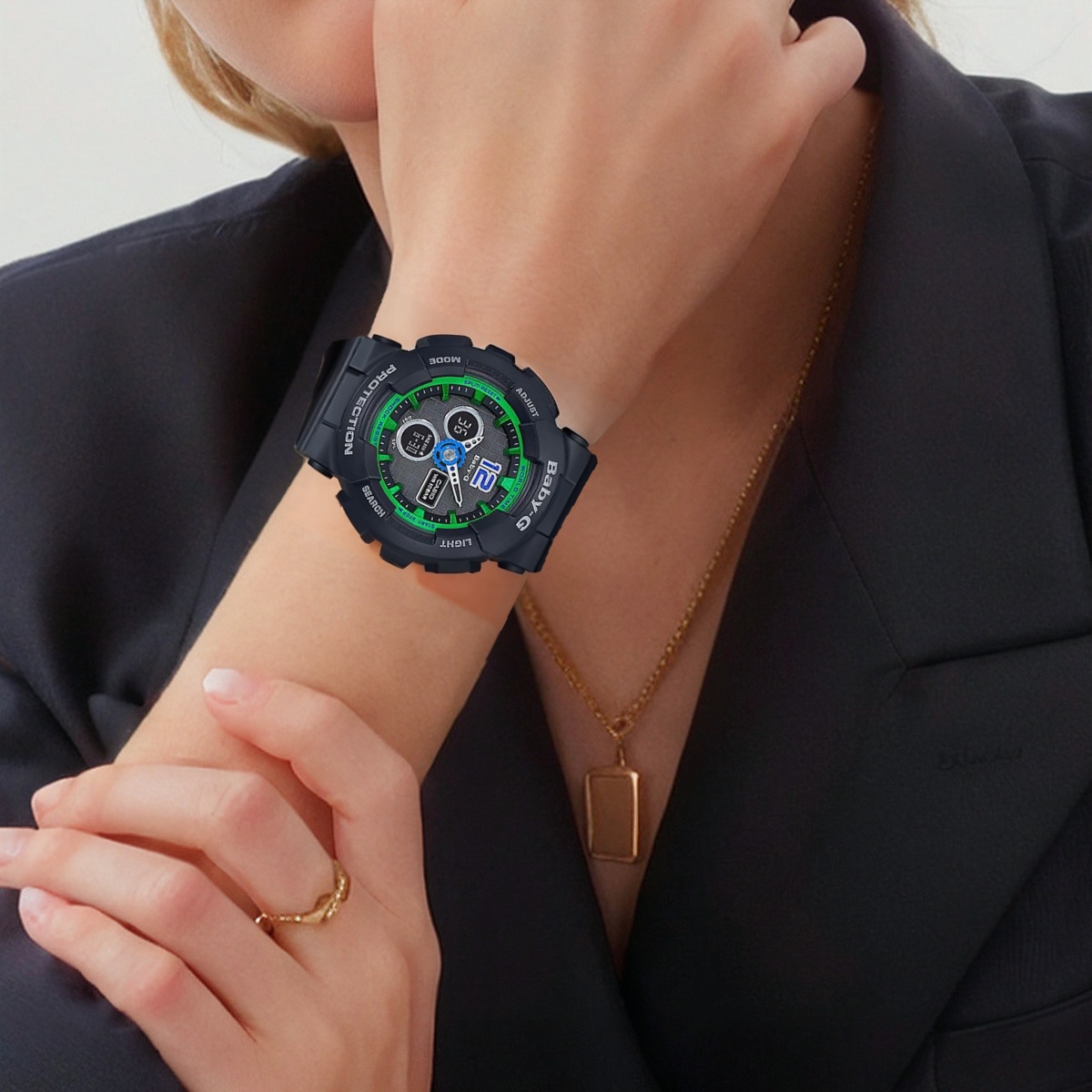 Часы Casio BABY-G (зеленые) — фото 2