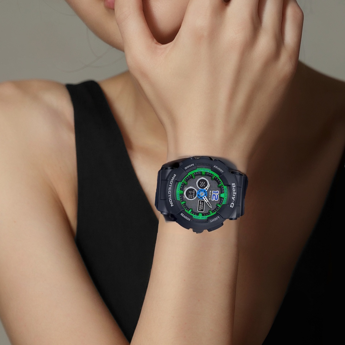 Часы Casio BABY-G (зеленые) — фото 5