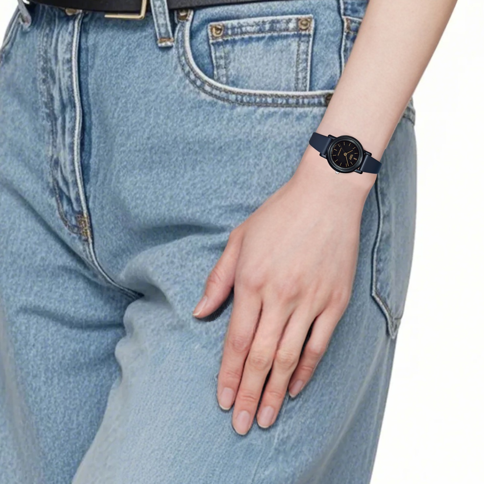 Женские часы Casio YOUTH-LQ (черные) — фото 6