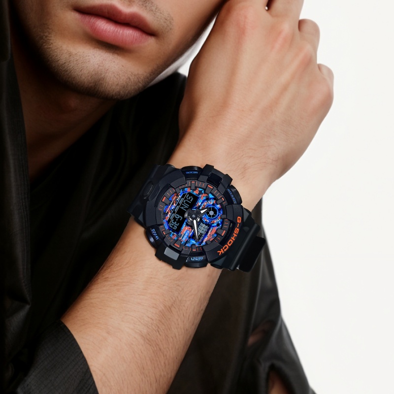 Мужские часы Casio G-SHOCK City Battle (синие) — фото 5