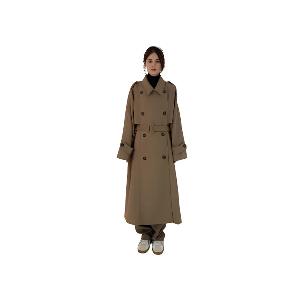 SUPERSCAPE Trench Coat Women's Khaki