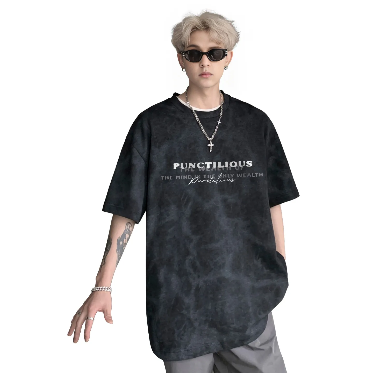 PUNCTILIOUS Короткий рукав T-рубашки унисекс