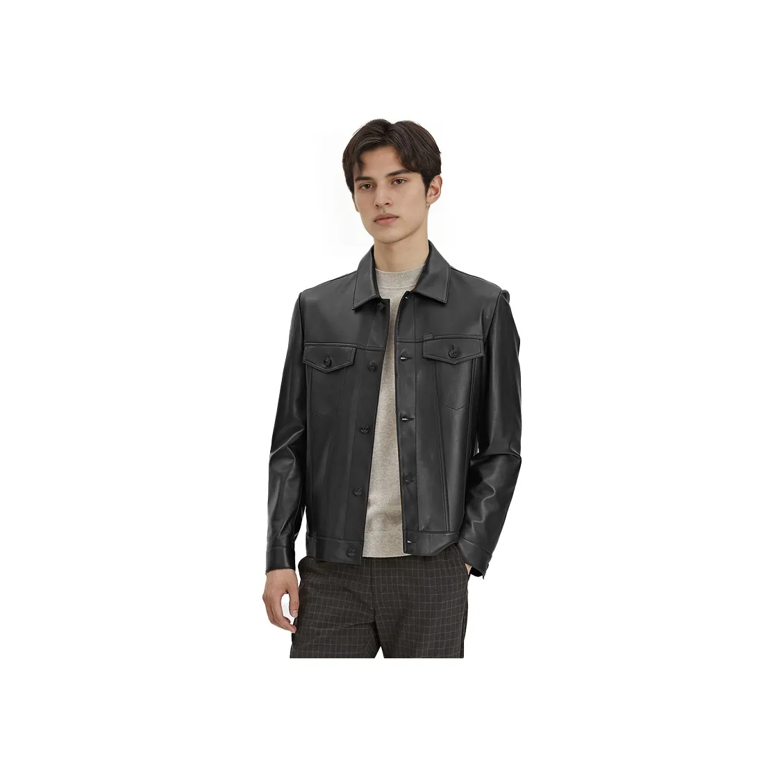 KAISER Черный Унисекс Кожаные куртки