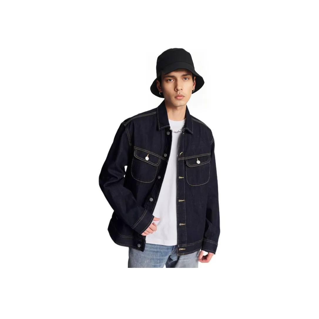 Lee совместный модель FW24 Деним Куртка Мужская Промытый