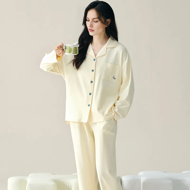 Floating Light Islands Pajama Set Women's Box White