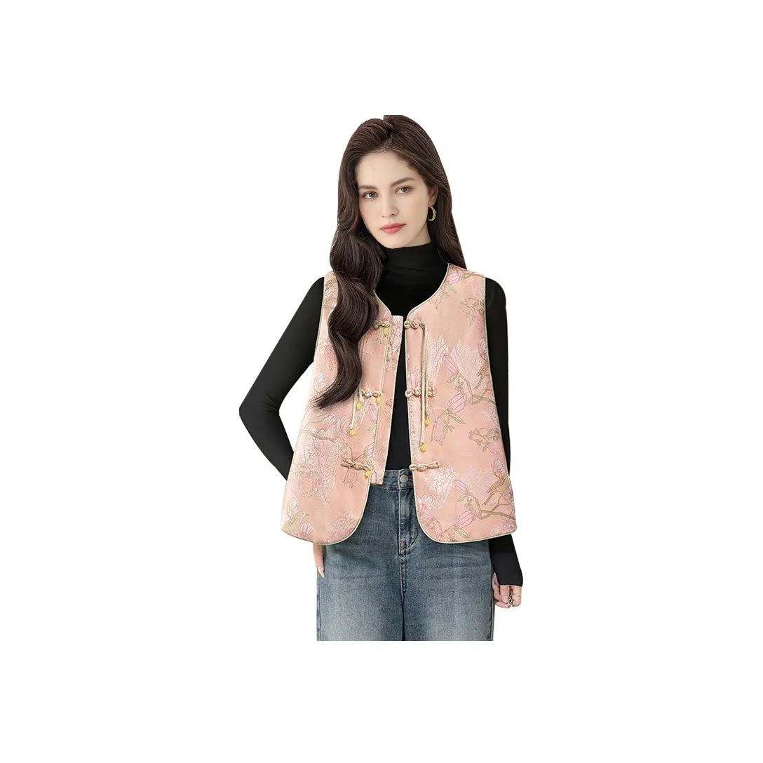 Cypress House Жилет Женские Розовый