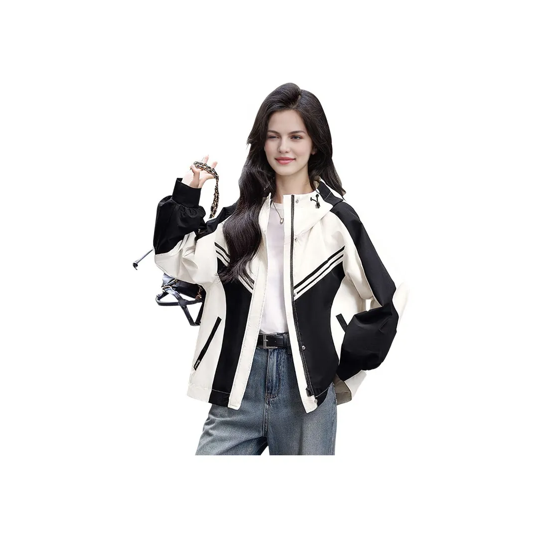 Cypress House Jackets & Coats Women's Black White