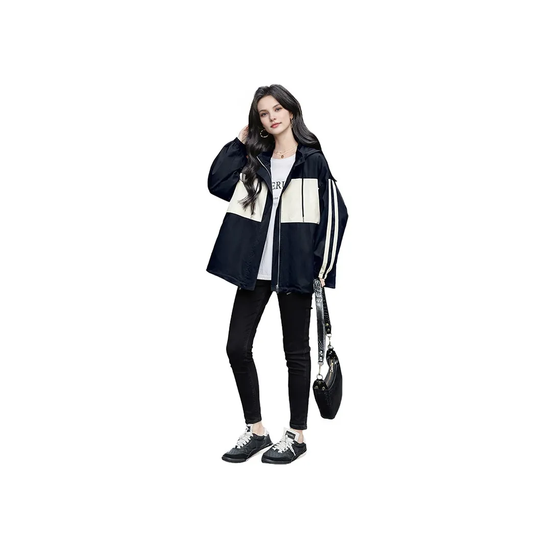 Cypress House Куртки и Пальто Женские Черный и Бежевый