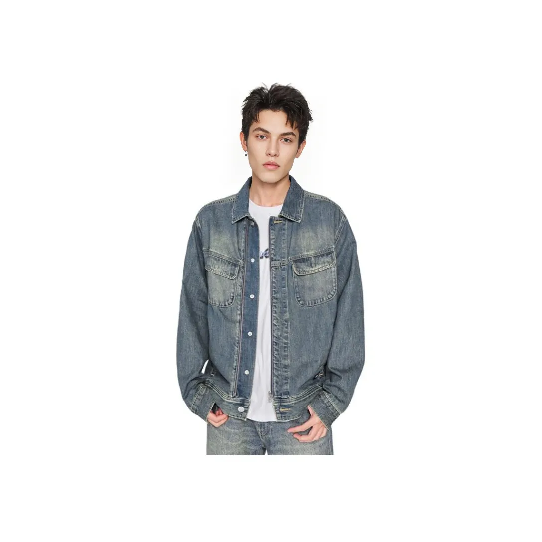 Мужская куртка из денима Lee Co-branded винтажный синий