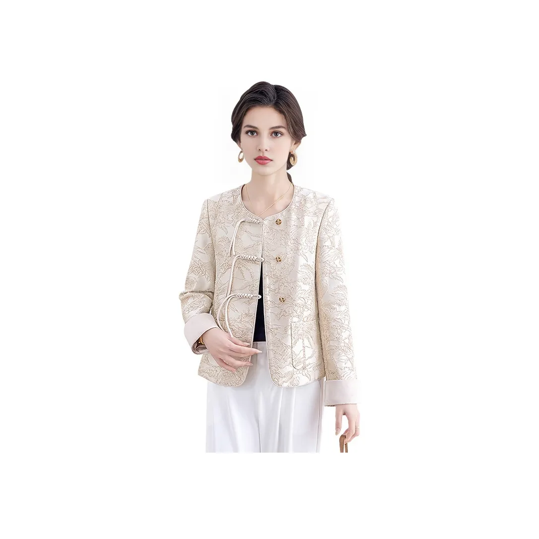 Cypress House Cropped Coat Women's Champagne