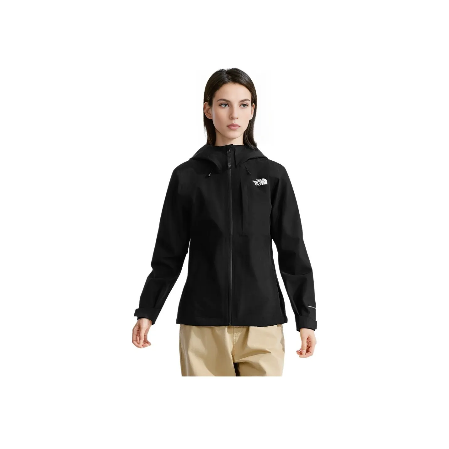 THE NORTH FACE Dryzzle Водонепроницаемый Ветрозащитный And Дышащий Ветровка Женские Космический черный