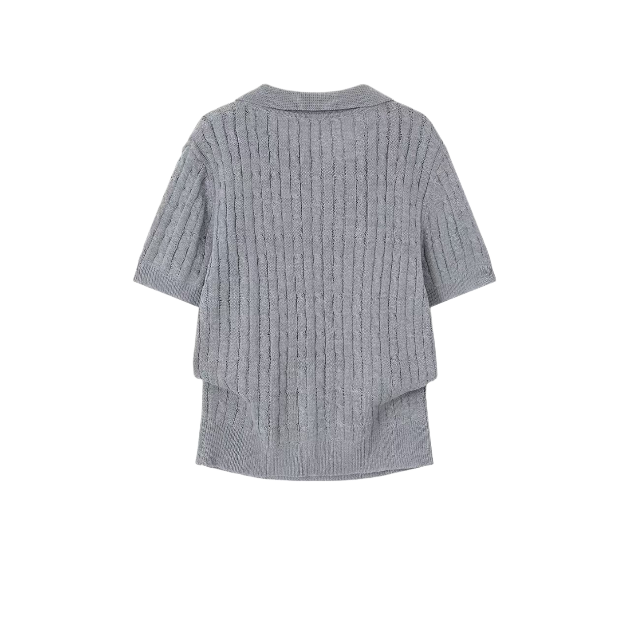 Футболка NOAH KAY Polo (серый) — фото 8