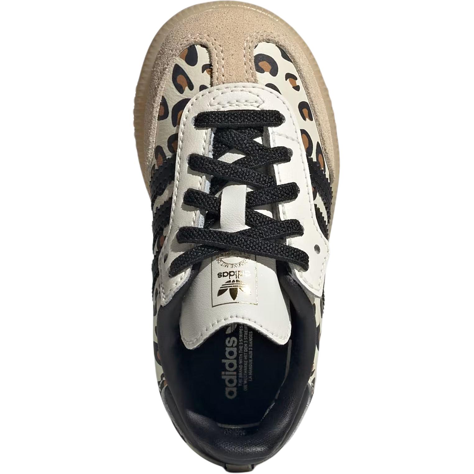 Детские кеды adidas originals SAMBA OG (бежевые) — фото 3