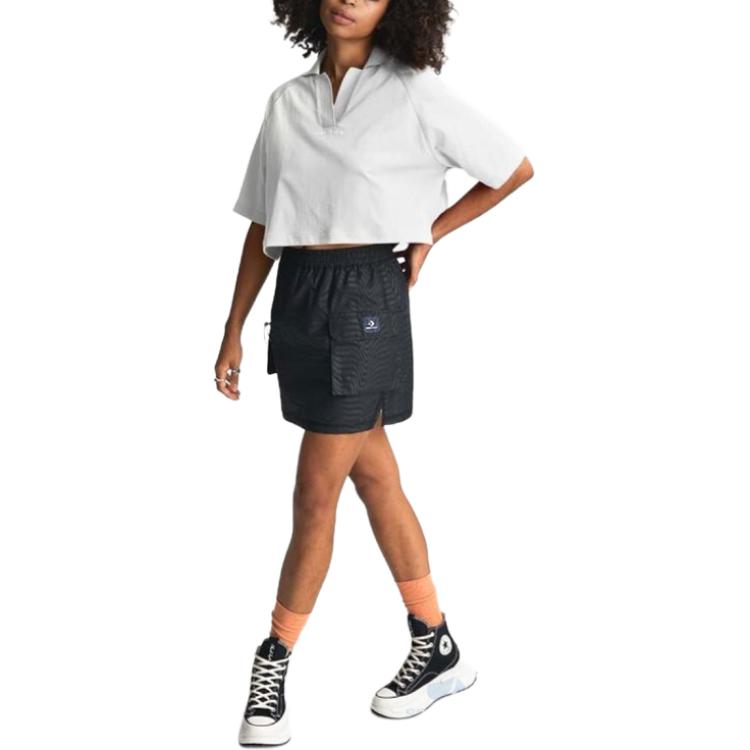 Женская юбка Converse SKIRT Logo (черная) — фото 2