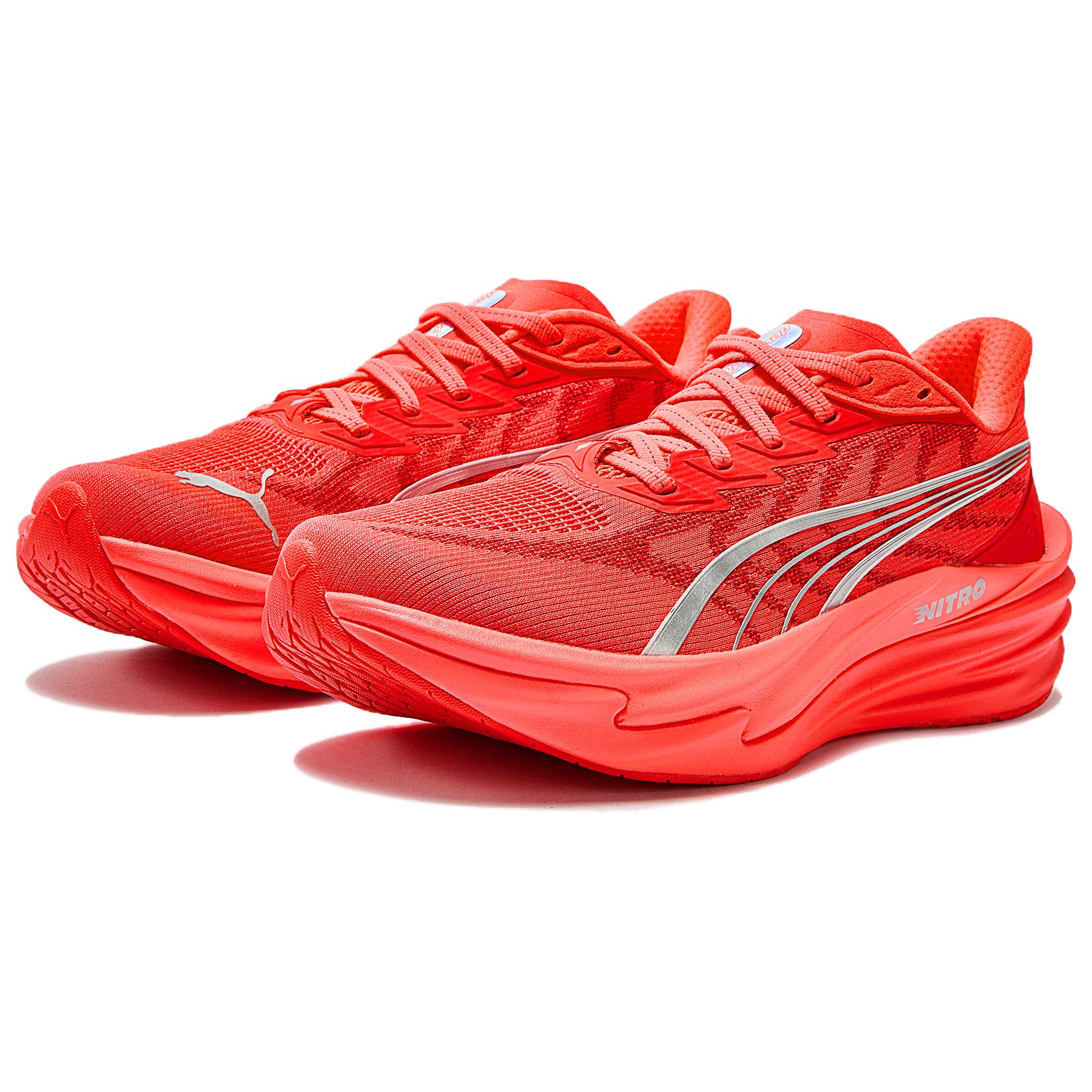 Женские кроссовки PUMA Deviate Nitro 4 (красные) — Красный — фото 5