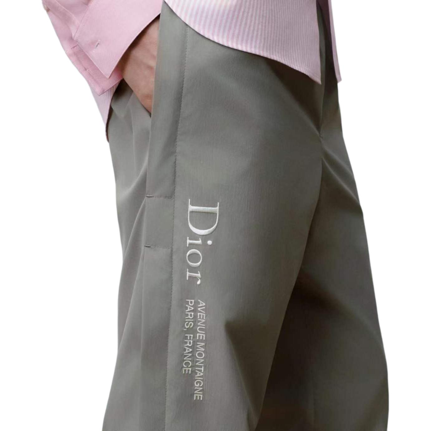 Мужские брюки Dior SS26 (серые) — фото 5