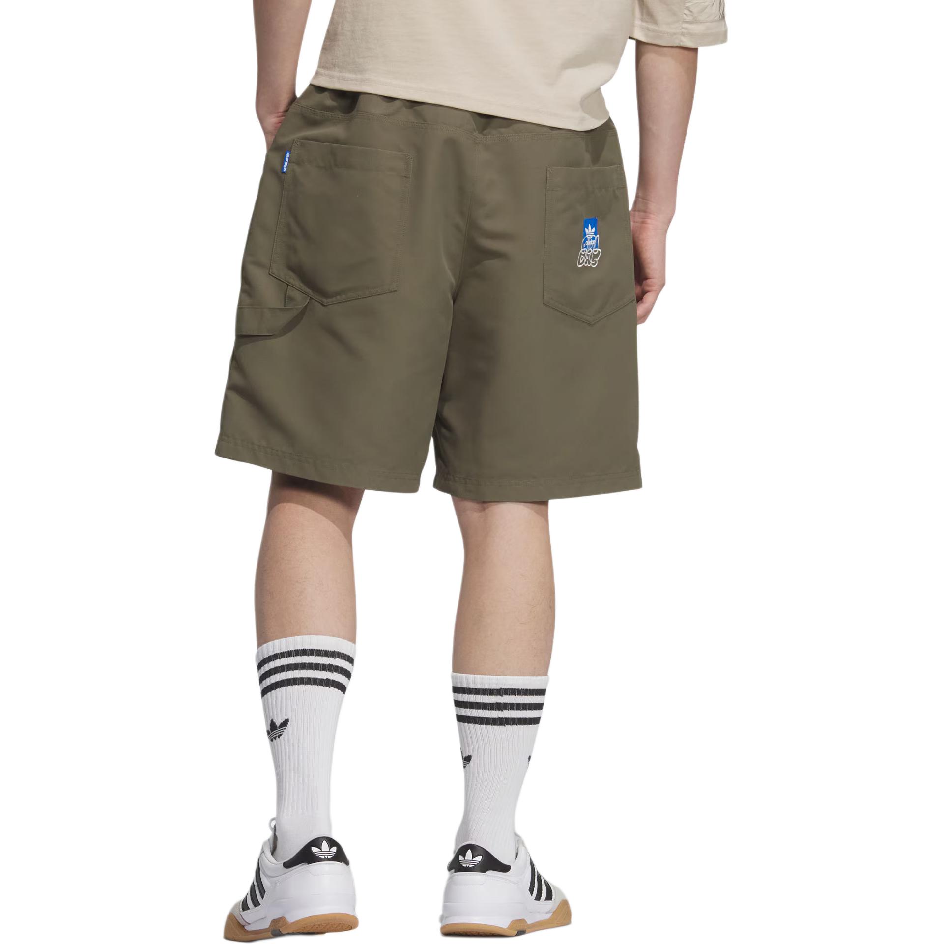 Adidas Originals CITY SKATE Sports Shorts Men’s Strata Olive Green