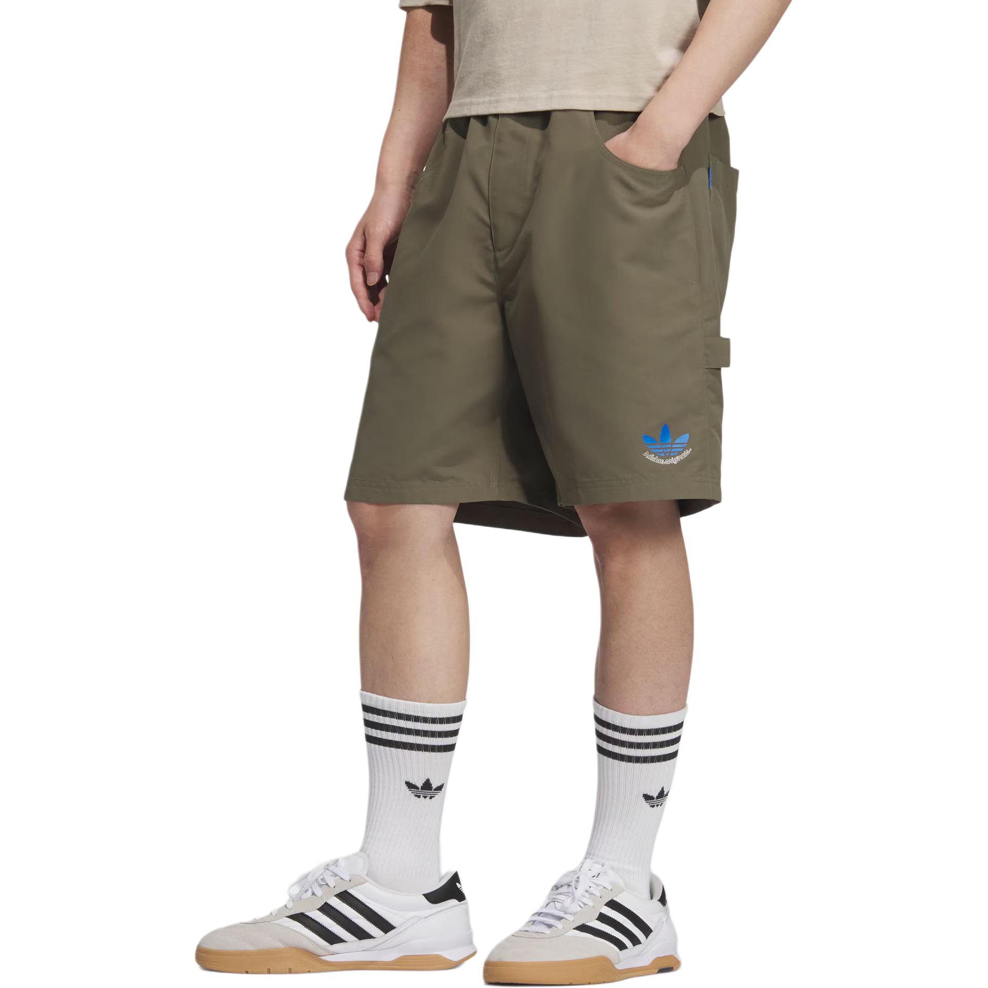 Adidas Originals CITY SKATE Sports Shorts Men’s Strata Olive Green