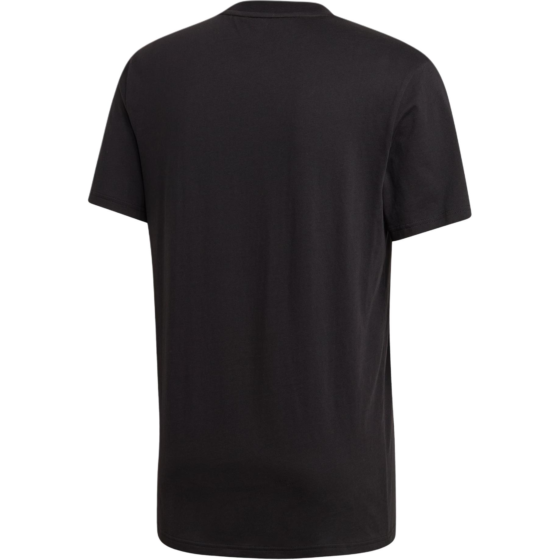 Мужская футболка adidas Pp Gra Tee T (черно-красная) — фото 2