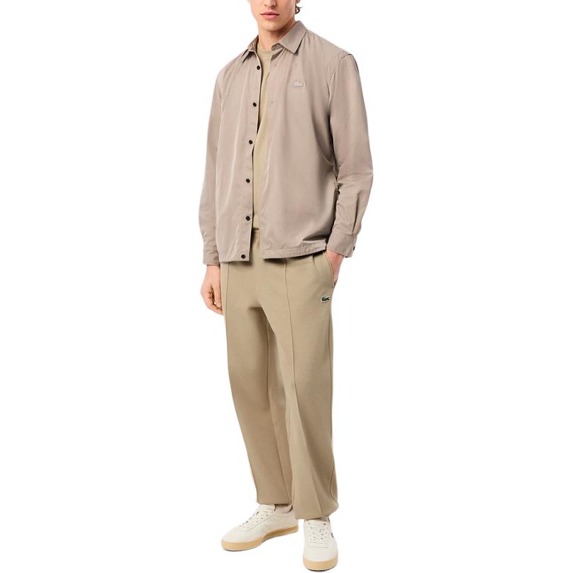Lacoste double-face pique trousers