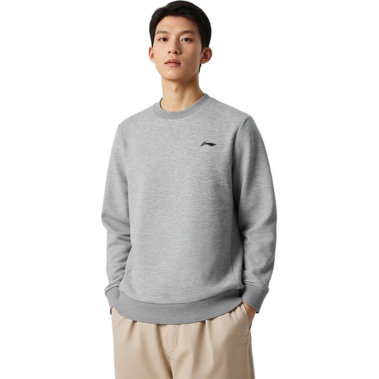 Li Ning Casual Sportswear Men’s Crew Neck Moderate